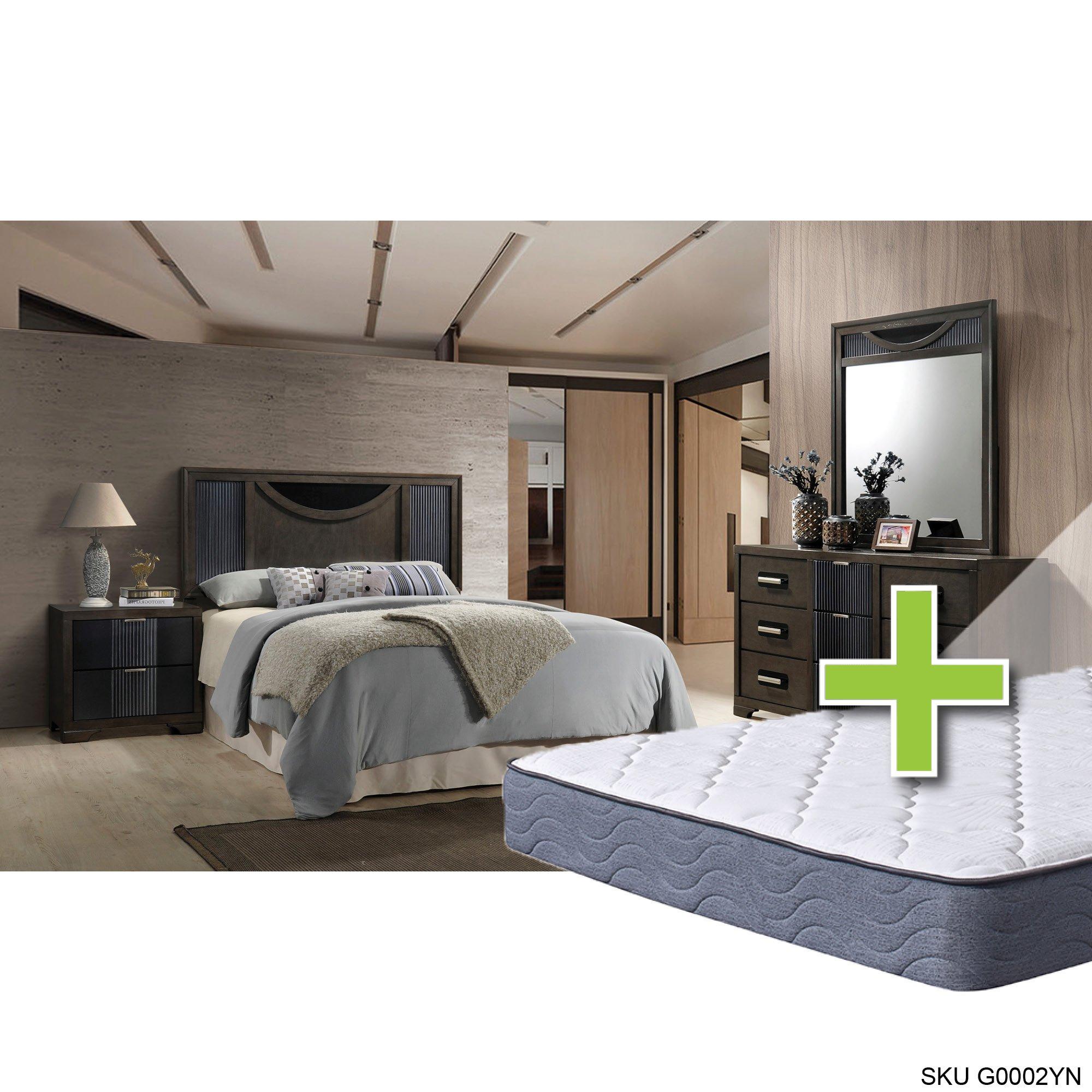 Rent to Own Step One Furniture Seneca II 4 Piece Queen Bedroom Set w